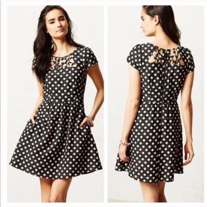 ANTHROPOLOGIE MAEVE Nicola polka dot dress